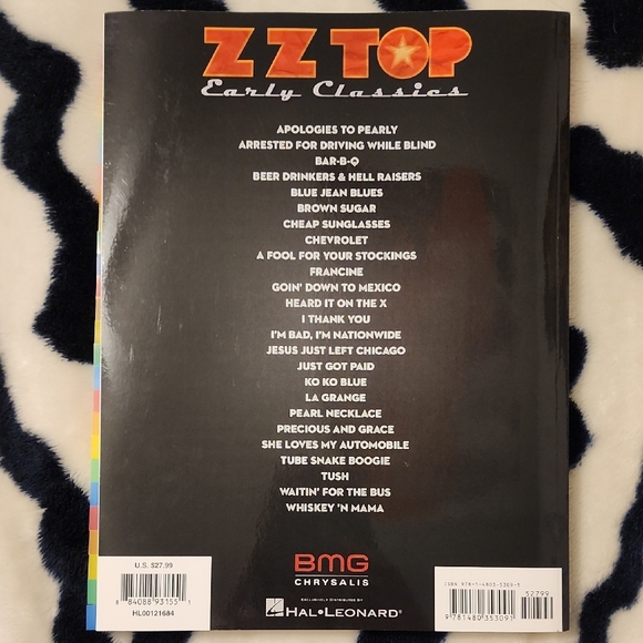 ZZ Top Early Classics Guitar Tab Book - Picture 2 of 2